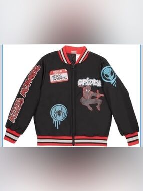Marvel Amazing Spider-Man Queens NY Boys Bomber Jacket